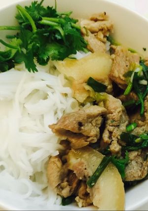 Hình của món Bún siêu tốc.