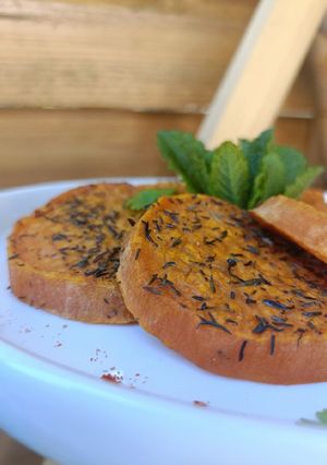 Une photo de 🌱 Patates douces rôties au thym