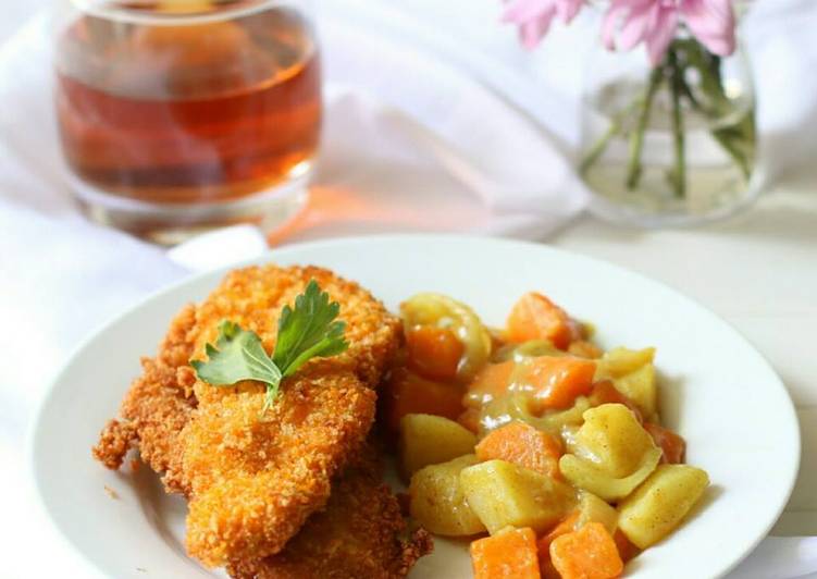 Resep: Di RumahCurry Chicken Katsu