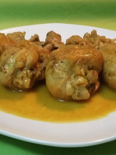 Una foto de Muslitos de pollo a la naranja