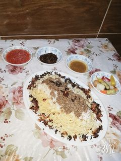 صورة لوصفة الكشري المصري