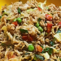 A picture of Vegetable fried rice.