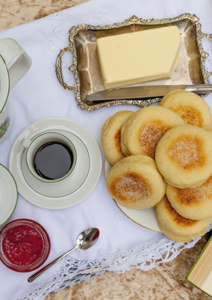 Una foto de English muffins (panecillos salados)