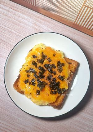 Foto resep Mentai fluffy egg toast