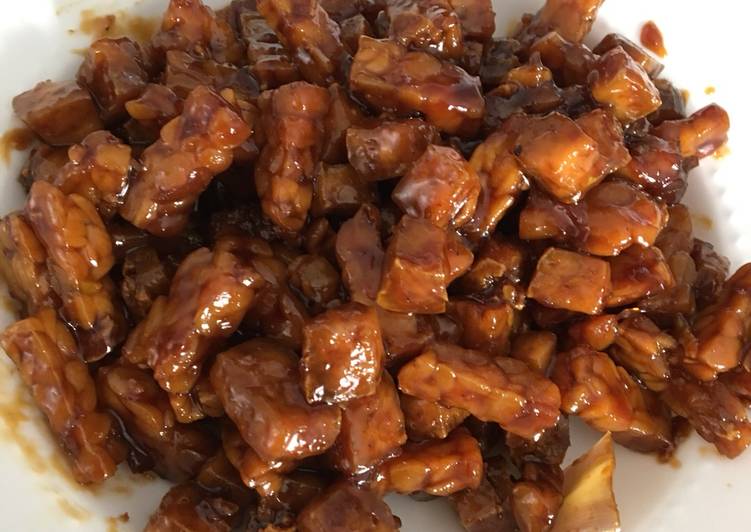 Orek Tempe Tahu basah