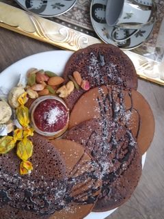 عکسی از دستور پنکیک شکلاتی