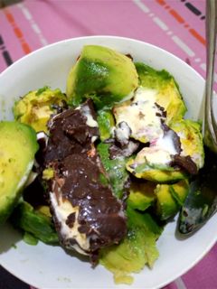 Foto resep Rujak Alpukat+es krim.