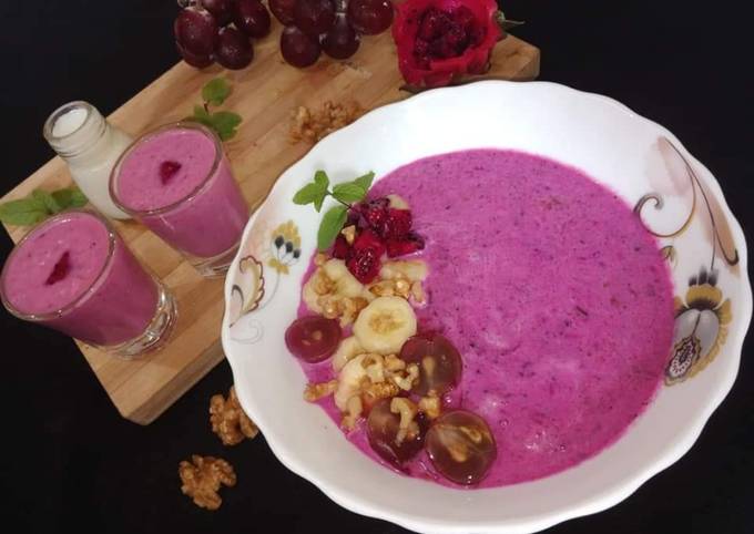 Recipe of Jamie Oliver Dragon Fruit Smoothie