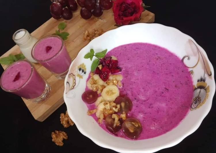 Easiest Way to Make Quick Dragon Fruit Smoothie