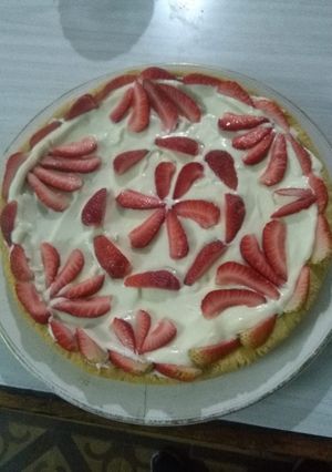 Una foto de Tarta de frutilla 🍓
