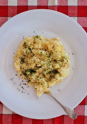 Una foto de Mandi'o chyryry 🇵🇾 Mandioca revuelta con queso Py 🇵🇾