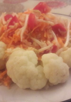 Una foto de Ensalada rápida de coliflor