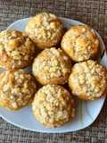 Mascarpone filled carrot cake muffins/cupcakes