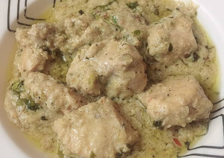 Recipe of Super Quick Homemade White chicken karahi