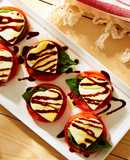 Ensalada Caprese de San Valentín