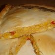 Tarta de choclo, jamón y queso