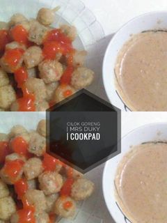 Foto resep Cilok Goreng (isi sosis + keju) 🍡🍡