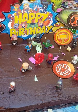 Une photo de Gâteau d'anniversaire au chocolat