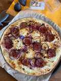 ☆Pizza Figues et Chèvre aux Fleurs☆