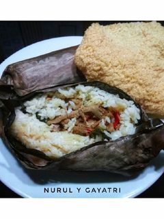 Foto resep Nasi bakar Jamur Tuna