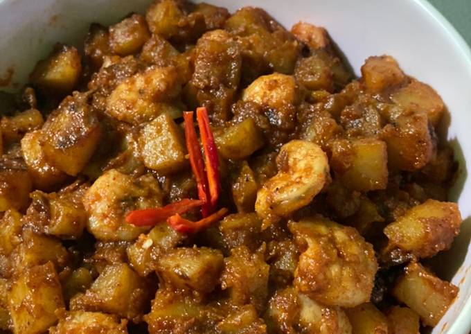 Sambel goreng kentang udang By Desaku sambel goreng