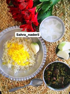 عکسی از دستور قرمه سبزی