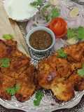 Chicken tikka with puri