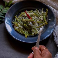 A picture of Green Beans Poriyal.