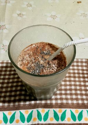 Una foto de Licuado de banana fácil y nutritivo
