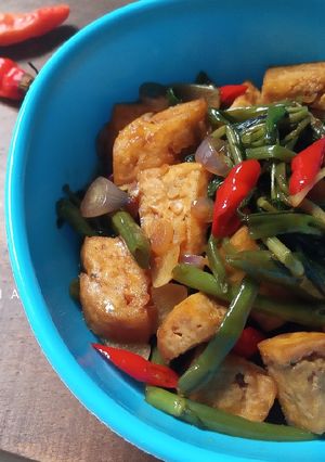 Foto resep Tumis Kangkung Tahu