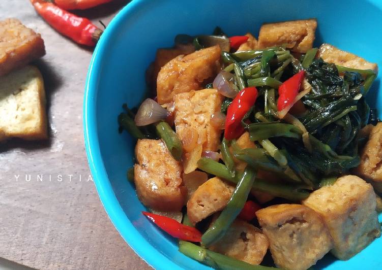 Tumis Kangkung Tahu