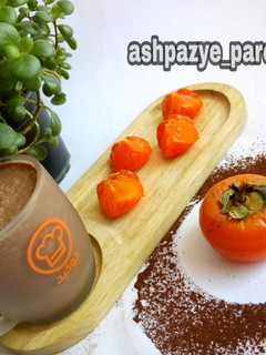 عکسی از دستور شیر خرمالوی کاکائویی 🌸