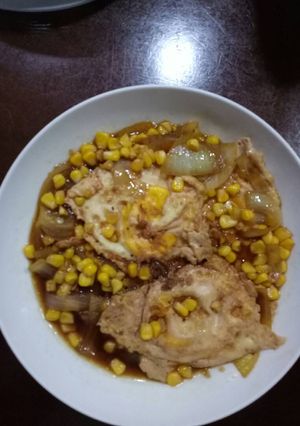 Foto resep Telor ceplok kecap with corn