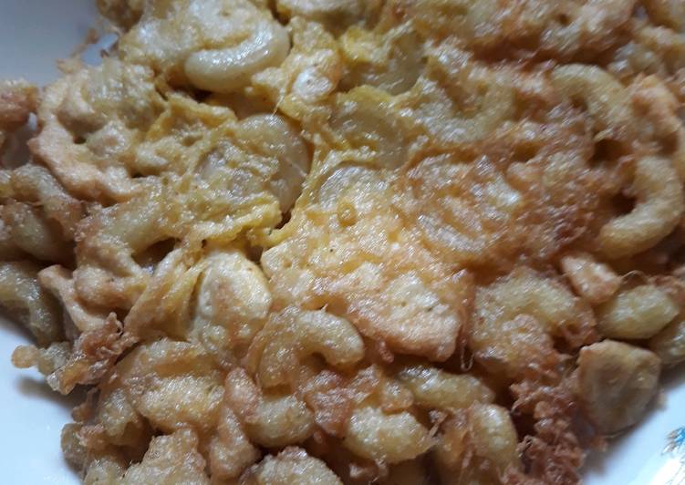 Resep Telor Dadar (macaroni &amp; tahu putih), Lezat
