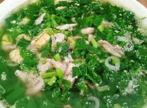 Hình của món Canh cải cá rô đồng.