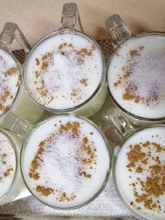 صورة لوصفة السحلب بطعم القرفه وجوز الهند