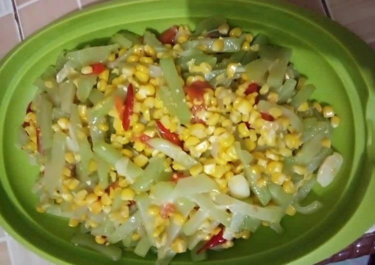 Resep Tumis labu siam jagung manis&hellip;&hellip; Anti Gagal