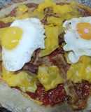 Pizza fuerte de Bigote cocina
