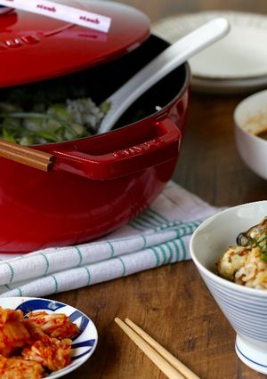 韓式牡蠣炊飯 的食譜成品照片