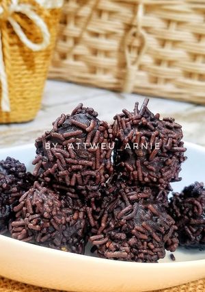 Foto resep Resep kue bola-bola coklat / kue simple banget