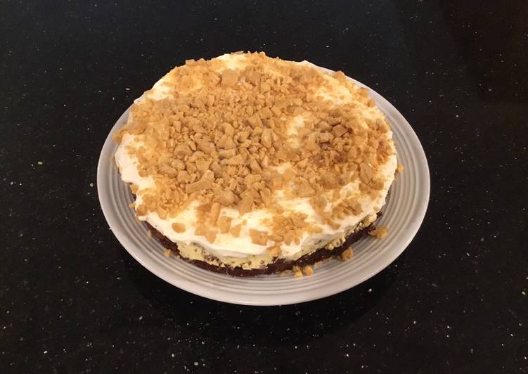 Step-by-Step Guide to Make Any-night-of-the-week French Vanilla Coffee Cream Torte With Coffee Crunch Topping