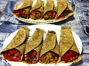 Una foto de guisado para burritos