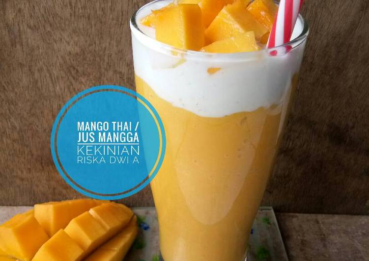 Resep Mango Thai / Jus Mangga Kekinian Anti Gagal