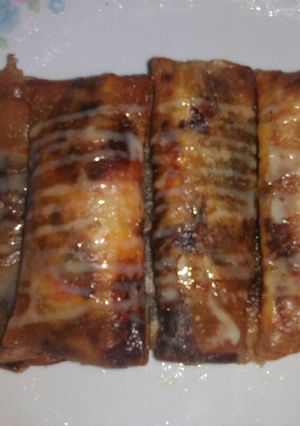 Foto resep Lumpia pisang coklat keju kres"
