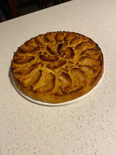 Una foto de Tarta manzana sin azúcar