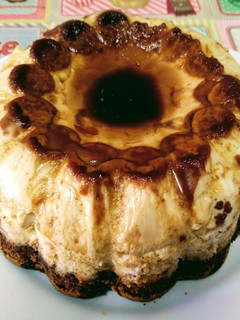 Una foto de Bizcoflan de chocolate