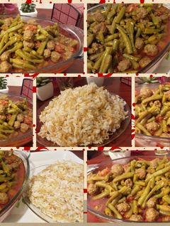 صورة لوصفة فاصوليا بكرات اللحم