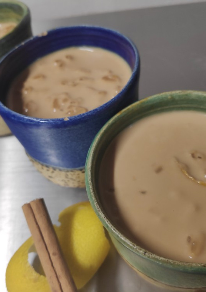 Una foto de Arroz con leche y dulce de leche en panificadora (Silvercrest)