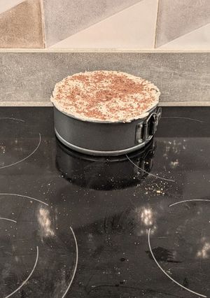A picture of Baileys Cheescake.
