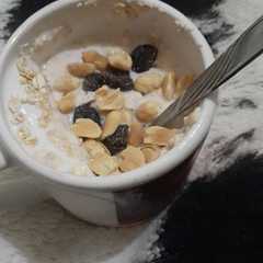 Una foto de Postre saludable con frutos secos